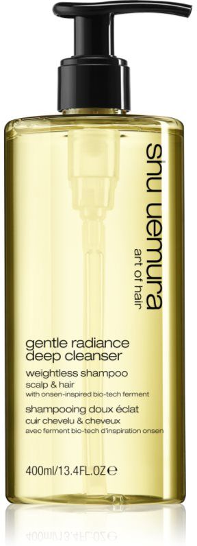 Shu Uemura Deep Cleanser Gentle Radiance Mild renseshampoo Til sundt og smukt hår 400 ml