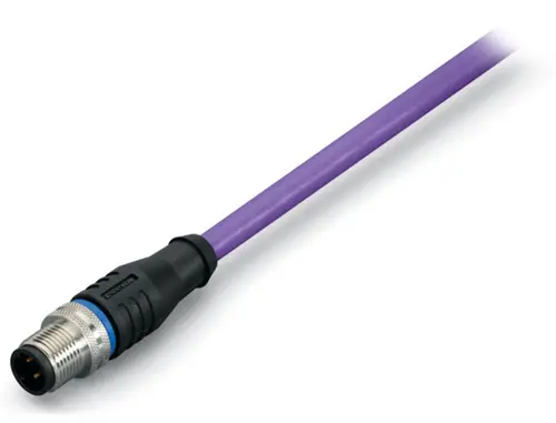 WAGO 756-1403/060-100 Sensor-/Aktor-Datensteckverbinder, konfektioniert M12 Stecker, gerade 10.00 m Polzahl Sensoren: 5 1 St.