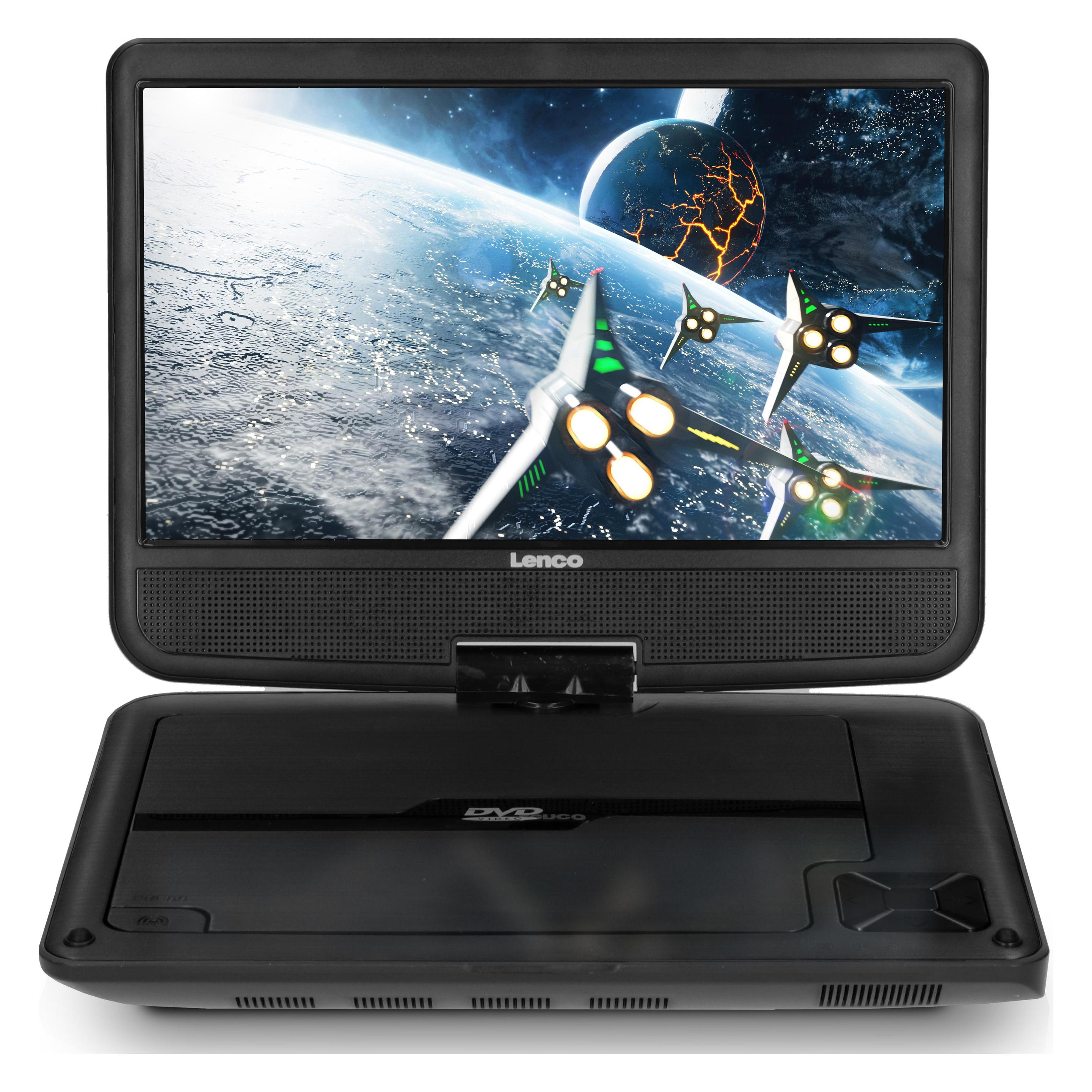 Lenco DVP-901 (Tragbarer DVD-Player) (DVP901SCHWARZ)