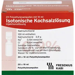 Kochsalz 0.9% Isoton Pl 200 ML