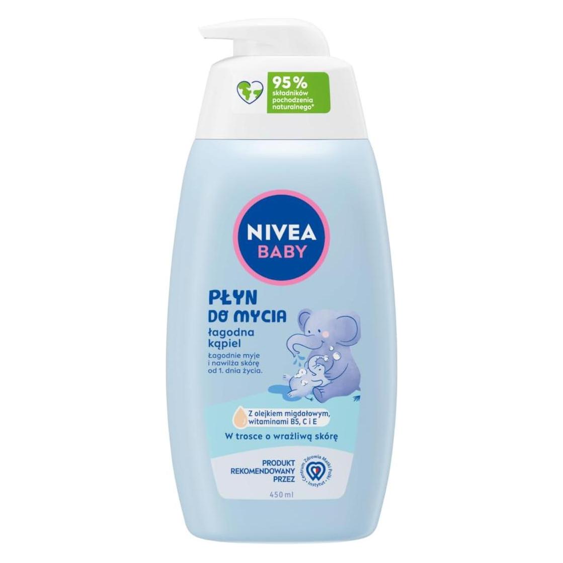 Nivea Baby Mild Bath Foam 450ml (5900017090467)