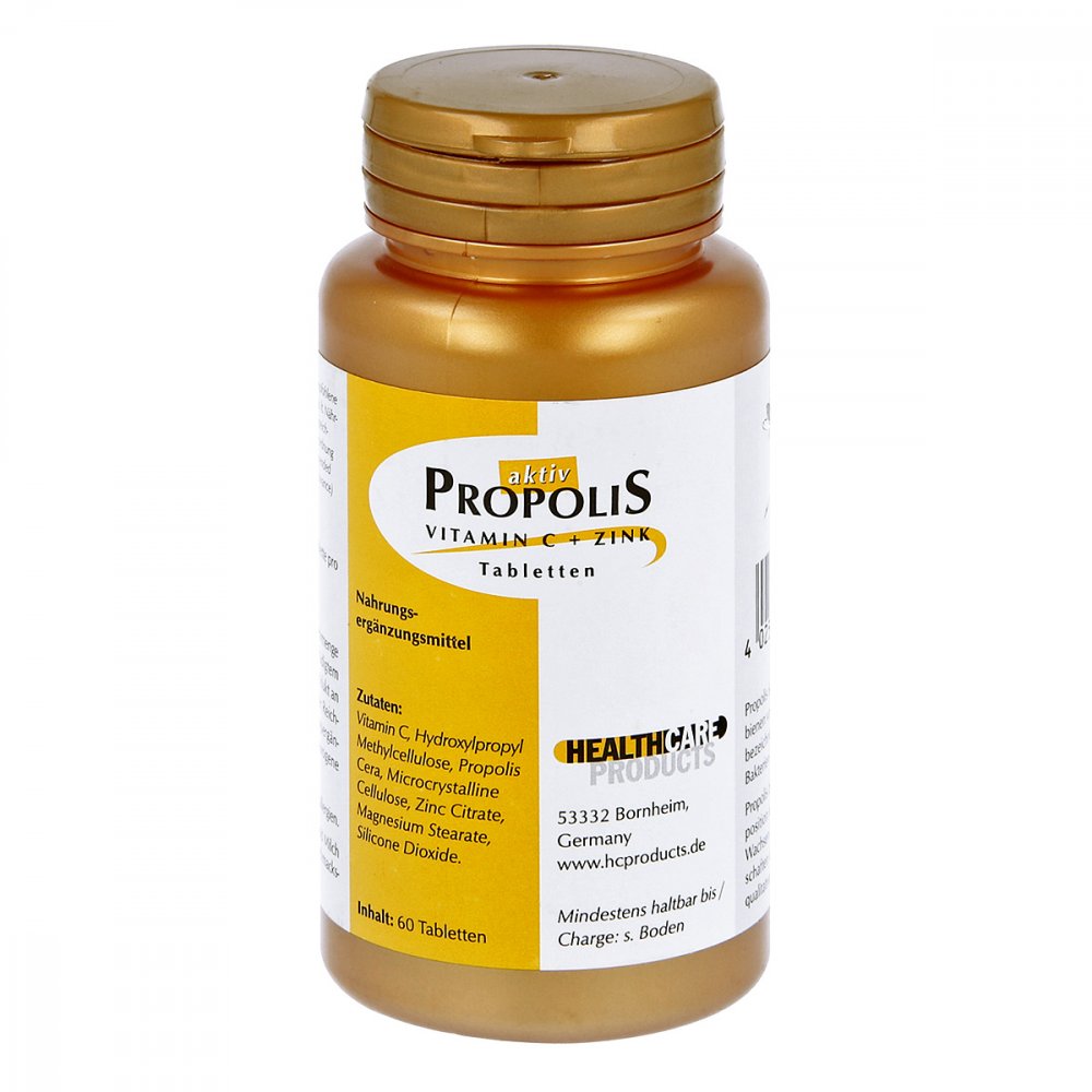 Health Care Products Vertriebs GmbH Propolis Vitamin C + Zink Tabletten 06767375