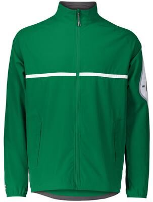 Holloway 229543 Weld Jacket in Kelly/White size XL   Polyester/Spandex Blend