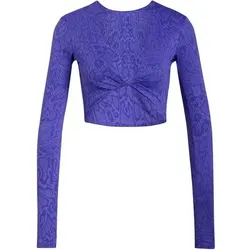 ADIDAS Damen Shirt PrimeLift Workout Snake Twist, Größe XS in Lila Lila