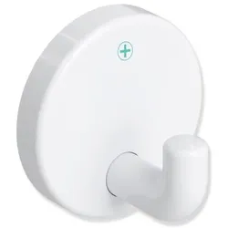 Hewi 801 active+ Wandhaken 801.90D01098 Rosette d= 40mm, antimikrobiell, signalweiß