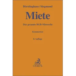 Miete, Fachbücher
