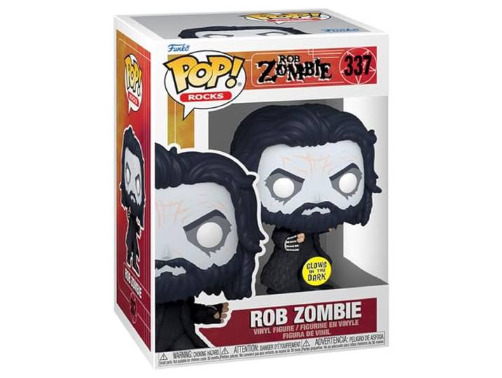 Zombie, Rob Rob Zombie Rocks! (Glow in the Dark) Vinyl Figur 337 Funko Pop! standaard