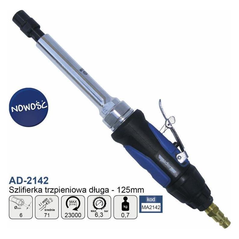 Adler Einfacher pneumatischer Mühle lang ad-2142 (Geradschleifer) (AD-2142)