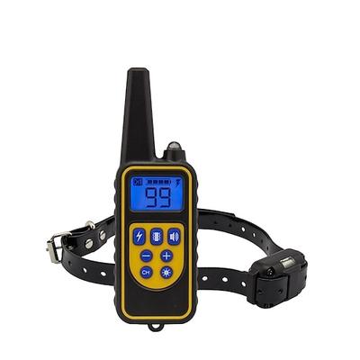 Hundetraining Training Anti Bark Collar Schockhalsband Hund Wasserdicht Anti Bark Wiederaufladbar LCD Vibration Sicherheit ABS Clicker Elektronik Verhaltenshilfen Gehorsamkeitstraining Für Haustiere