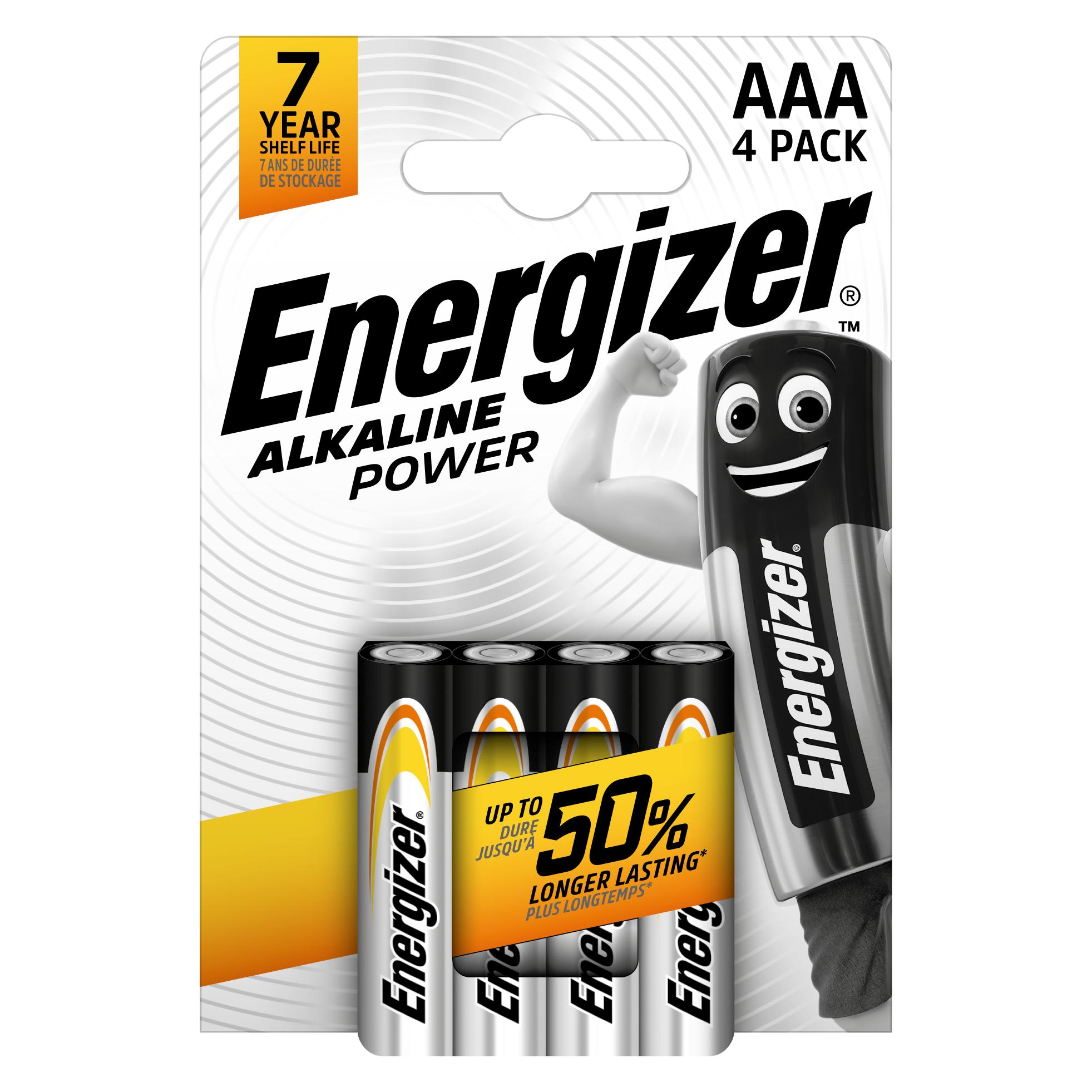Energizer Alkaline Power (4 Stk., AAA) (E300132600)