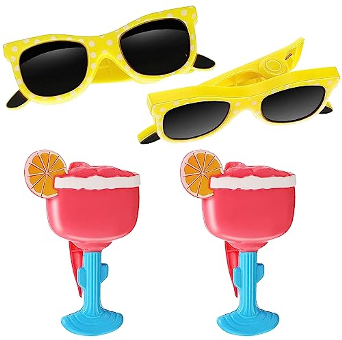 Set van 4 handdoekklemmen voor strandhanddoeken en decoratie