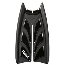 Tusa - Hyflex Zoom - 2 x Flossenblätter - Farbe: Schwarz