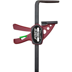 Piher Einhandzwinge 52103, T-Track, Klemmzwinge für Führungsschienen, Spannweite 220mm