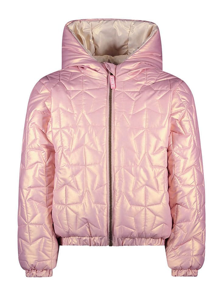 B.Nosy Wende-Steppjacke "Jessie" in Rosa/ Creme - 116