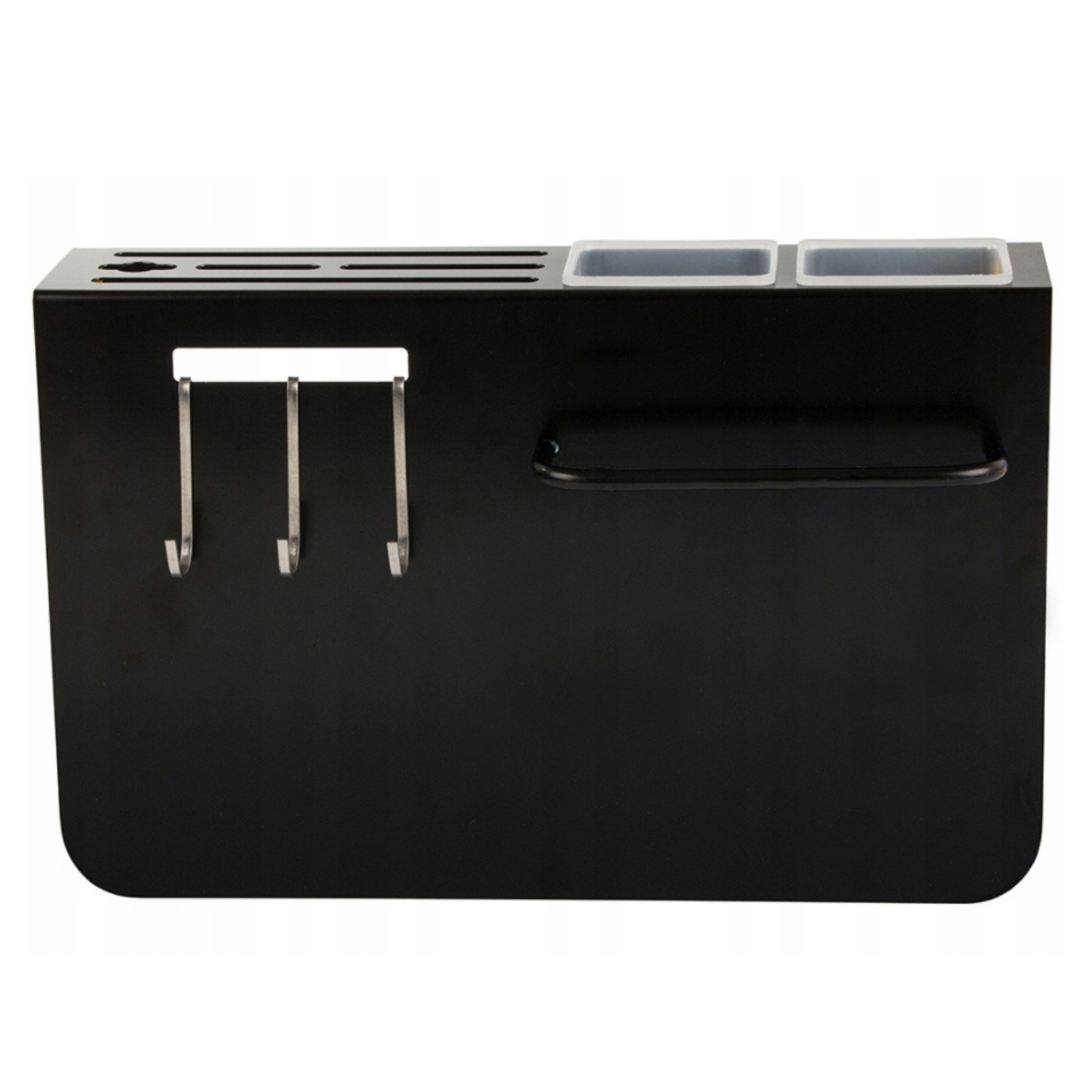 Verk 07192 Keukenorganizer voor messen, metaal, zwart