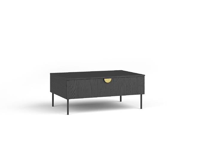 Masseno Couchtisch AXIS 100 cm Schwarz