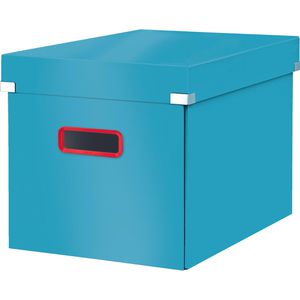 Leitz Aufbewahrungsbox 5347-00-61 Click&Store Cosy, 35,7Liter, Pappe, sanftes blau, A4, 32 x 36 x 31cm