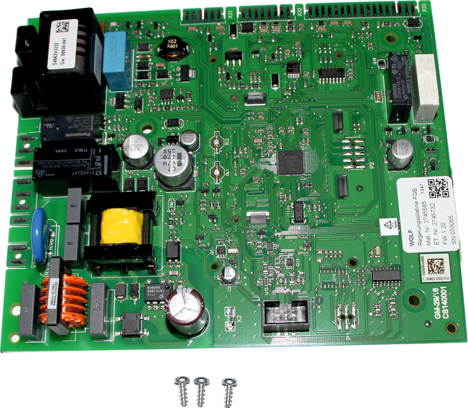 Carte de commande Wolf 2745732 pour FGB