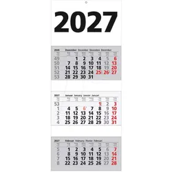 3MO-WKAL 27 - 3-Monats-Wandkalender 2027