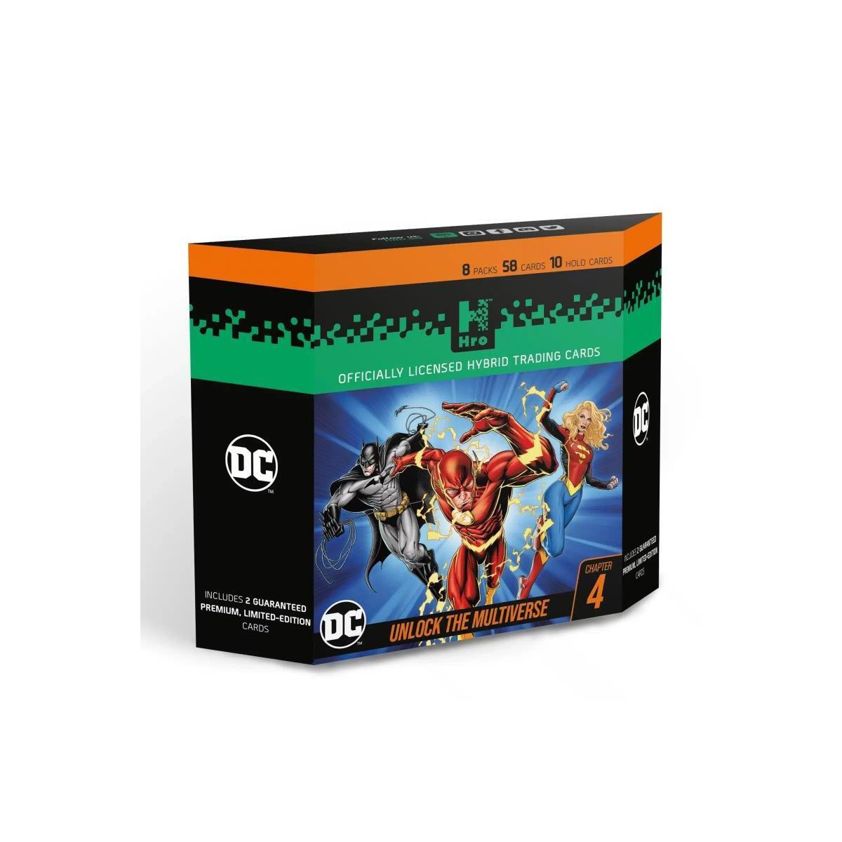 ASS Spielkartenfabrik DC Trading Cards Hoofdstuk 4 The Flash Hybrid Box met 8 kaarten per pak