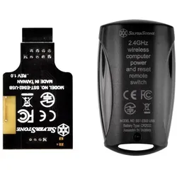 Silverstone SST SST-ES02-USB (Gerätespezifische Fernbedienung, Radio Frequency (RF)), Fernbedienung, Schwarz