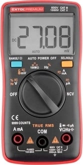 Extol Premium Digitale multimeter 8831254 met automatische bereikselectie