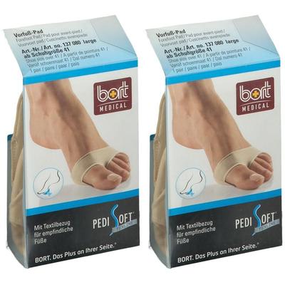 Bort PediSoft TexLine Vorfuß Pad large 2x 2x2 St Bandage(s)