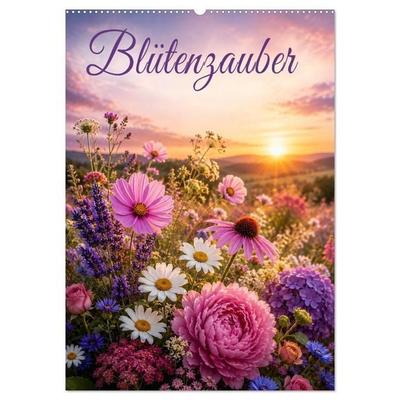 Blütenzauber (Wandkalender 2027 DIN A2 hoch), CALVENDO Monatskalender