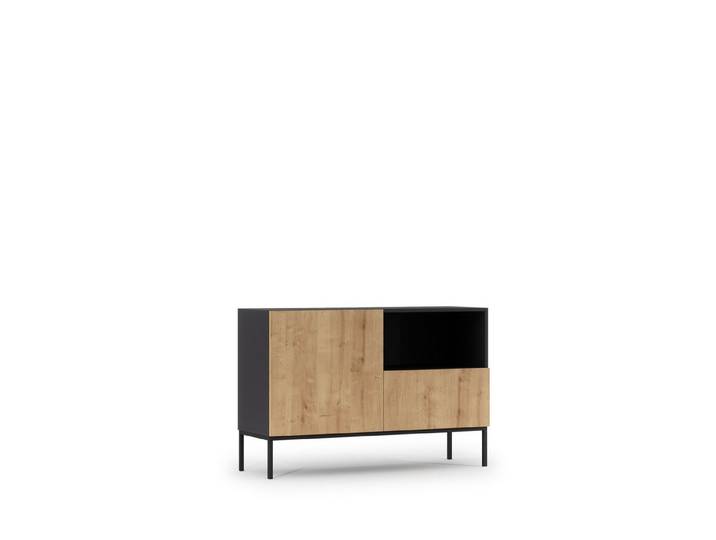 MOEBLO Kommode Katia (PUSH CLICK-Mechanismus, Sideboard Wohnzimmer Kommode Schlafzimmer Komodenschrank Highboard), 120x80x40