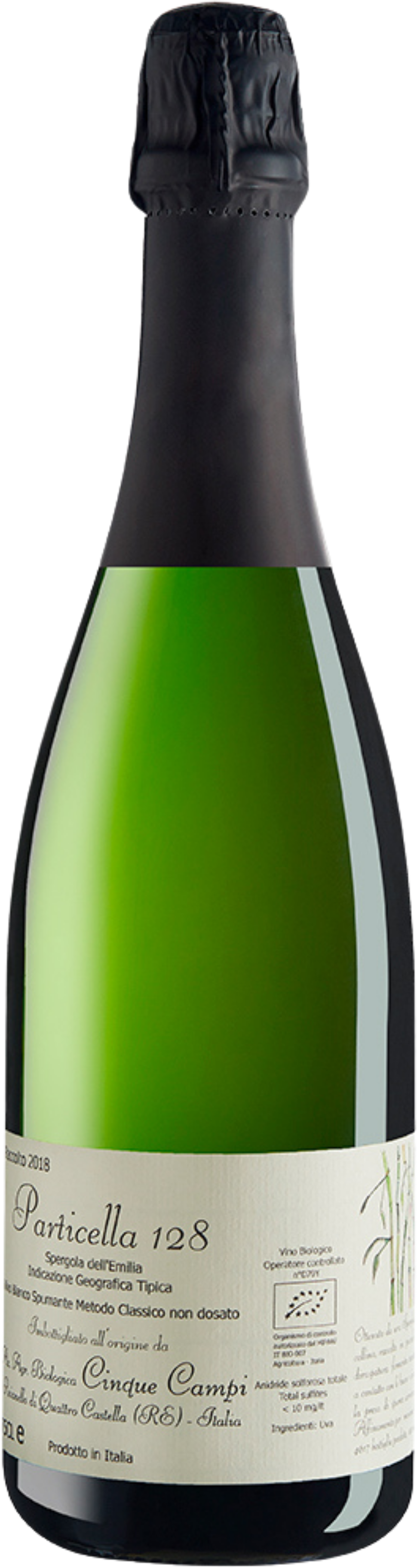 Spergola Brut Nature 'Particella 128' Cinque Campi 2023
