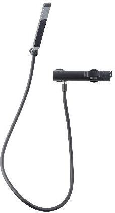 Paffoni Ringo - Badewannenarmatur mit Zubehör, Schwarz matt RIN023NO