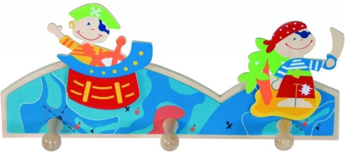 Simply for Kids Houten Kapstok Piraat - Kinderkamer Decoratie
