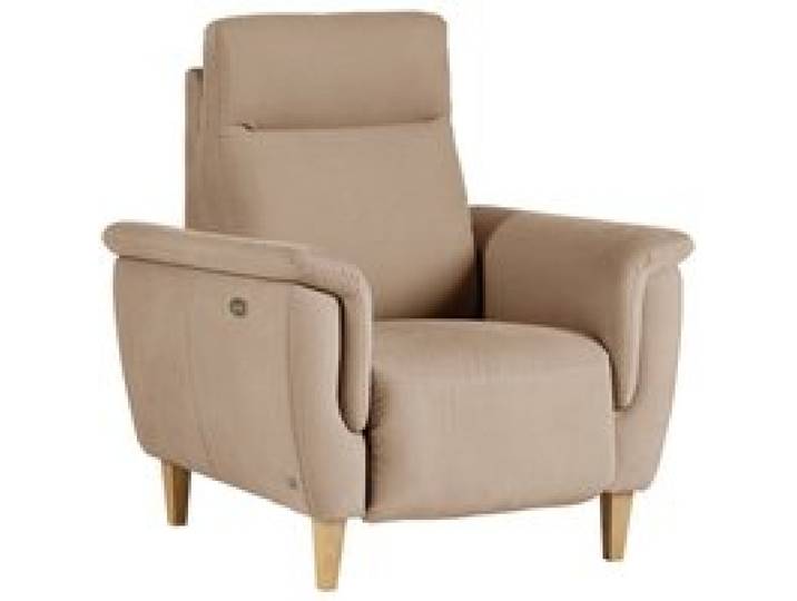 Fauteuil relax electrique tissu coton lin Bergen