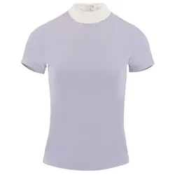 Ekkia Equitheme Kinder Turniershirt Poloshirt London violett, Kindergrößen: 152 (12 Jahre)