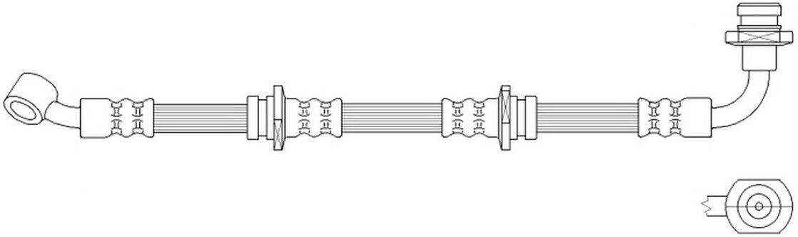 K&K FT0071 Bremsschlauch