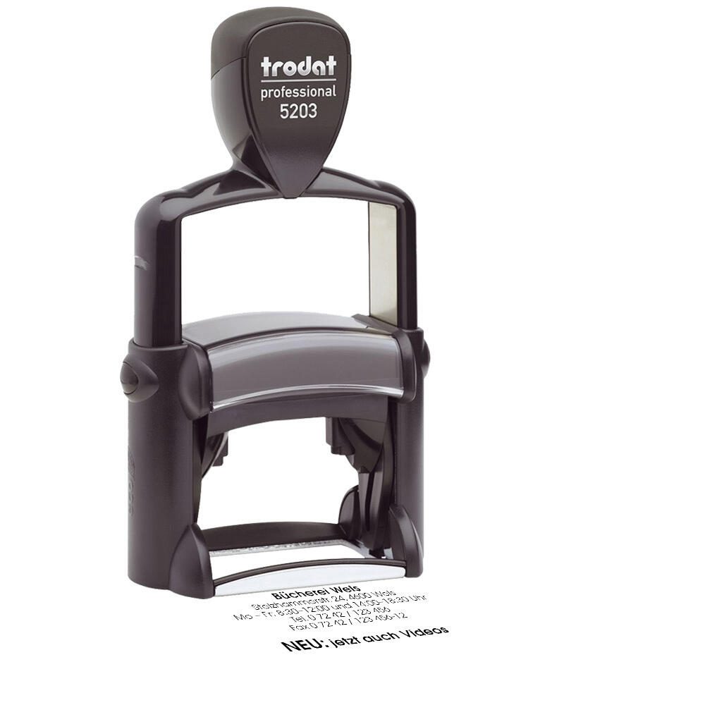 trodat Textstempel, individualisierbar Professional 5203 ohne Logo 604855