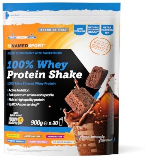 Named Sport Whey Protein 100% Shake Choco-Brownie 900 gr