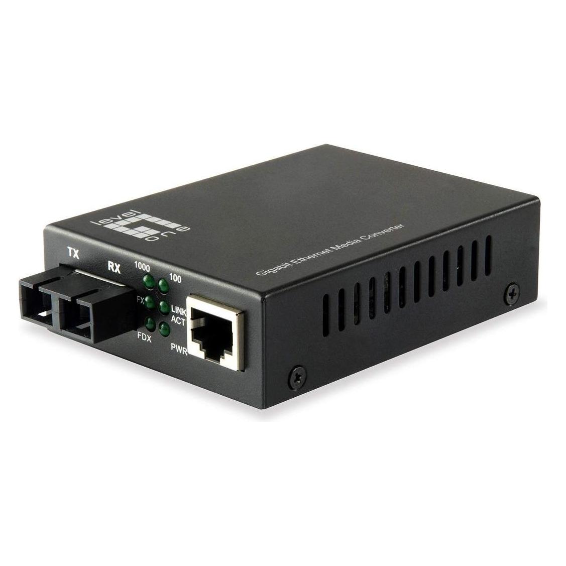 LevelOne GVT-2002 Netzwerk Medienkonverter 1310 nm Einzelmodus (GVT-2002)