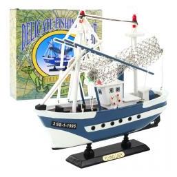 Lean Toys Flying Lady Schiff Sammlermodell Blau (65615567)