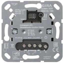 Gira Uni-LED-Dimmeinsatz 2fach 540200