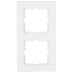 Kopp 402629005 Abdeckrahmen 2-fach HK07 reinweiß