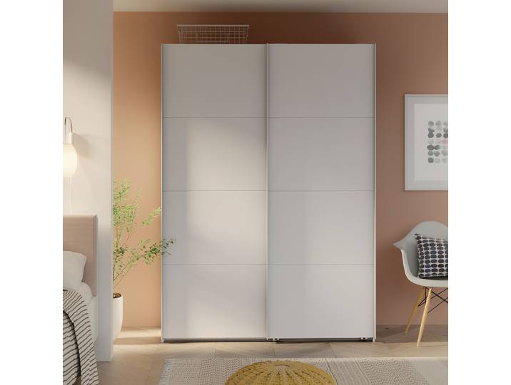 Armoire à portes coulissantes 150cm Blanc