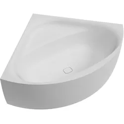 Hoesch iSensi Eckbadewanne 1500x1500 Monolith Acryl Chrom weiß