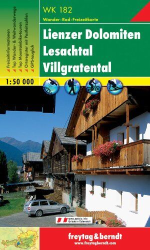 Freytag-Berndt und Artaria KG - Freytag Berndt Wanderkarten, WK 182, Lienzer Dolomiten - Lesachtal 1:50 000: Lienzer Dolomiten (Lienz Dolomites), Lesachtal (Hiking Maps of the Austrian Alps) - Preis vom 30.09.2026 09:01:18 h