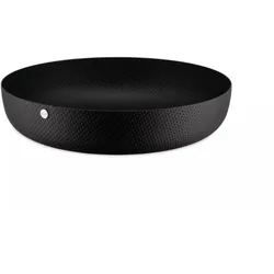 Alessi Runde Schale Texture schwarz 21cm