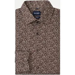 Modern-Fit Businesshemd Luxor Braun 44