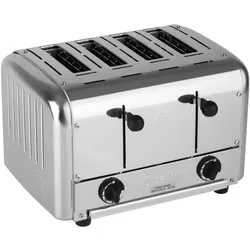 Dualit Cateringtoaster 49900 Edelstahl 4 Schlitze
