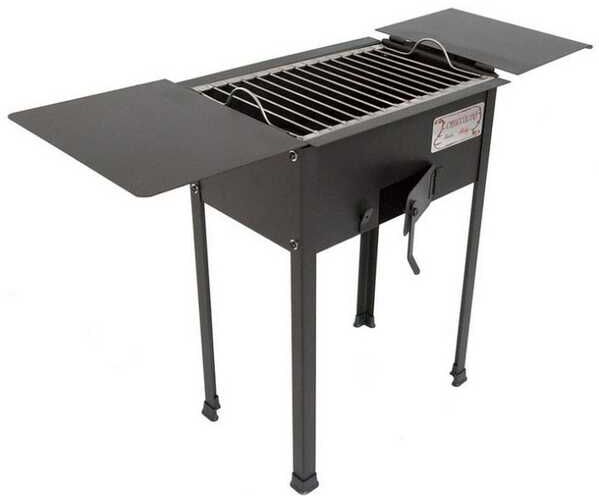 Cruccolini ELBA - Holzkohlegrill - 38x25 - aus stabilem Stahl