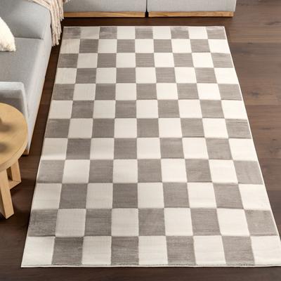 Nuloom Zhuri Checkered Machine Washable Area Rug