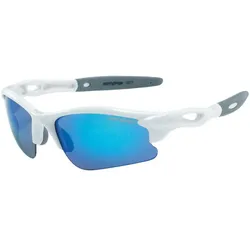 Gist, Unisex, Sportbrille, Skate (Weiss, Gelb, Smoke), Weiss